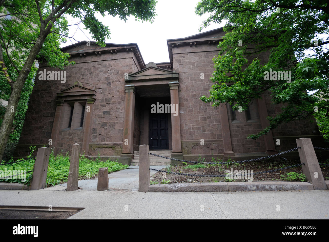 The Skull and Bones Secret Society at Yale University Stock Photo