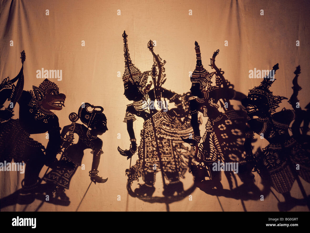 Nang Talung, shadow theatre of Southern Thailand, Southeast Asia,Asia Stock Photo