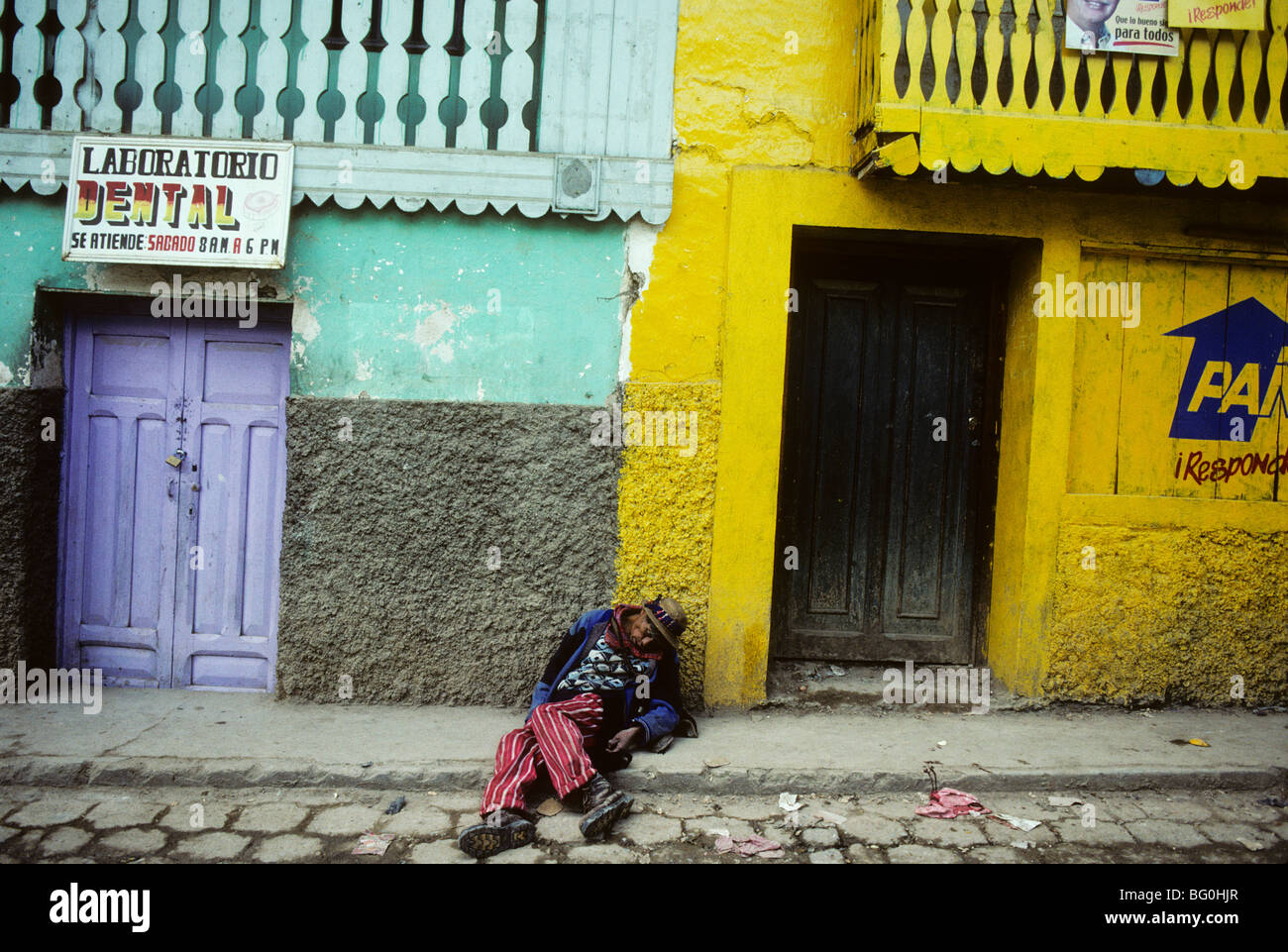 A man who has had too much to drink (a distilled and fermented white