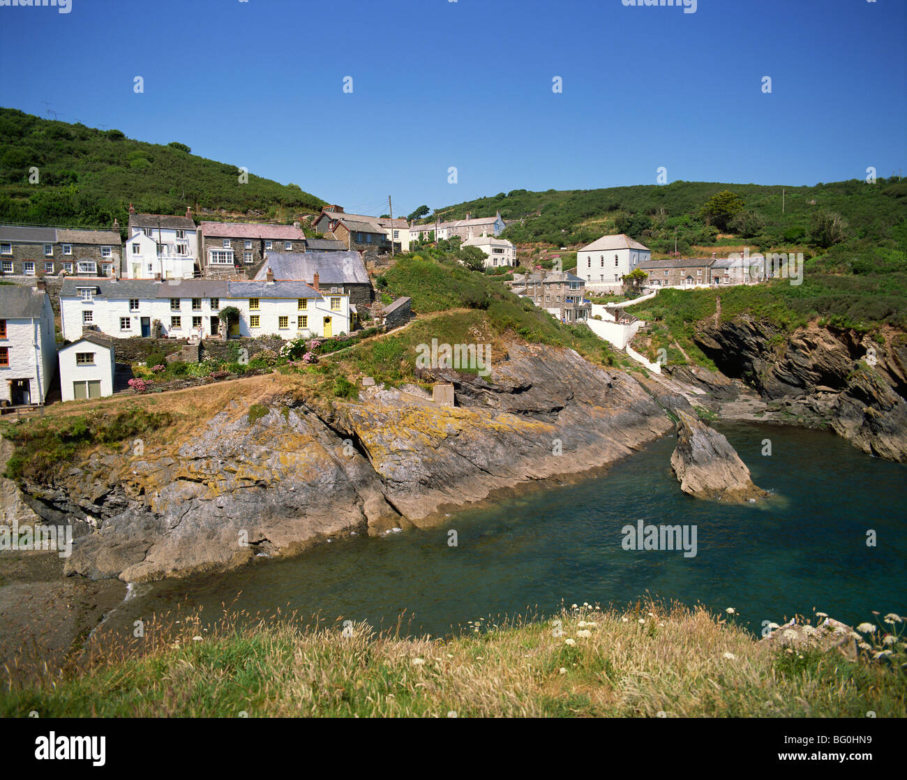 Portloe, Cornwall, England, United Kingdom, Europe Stock Photo