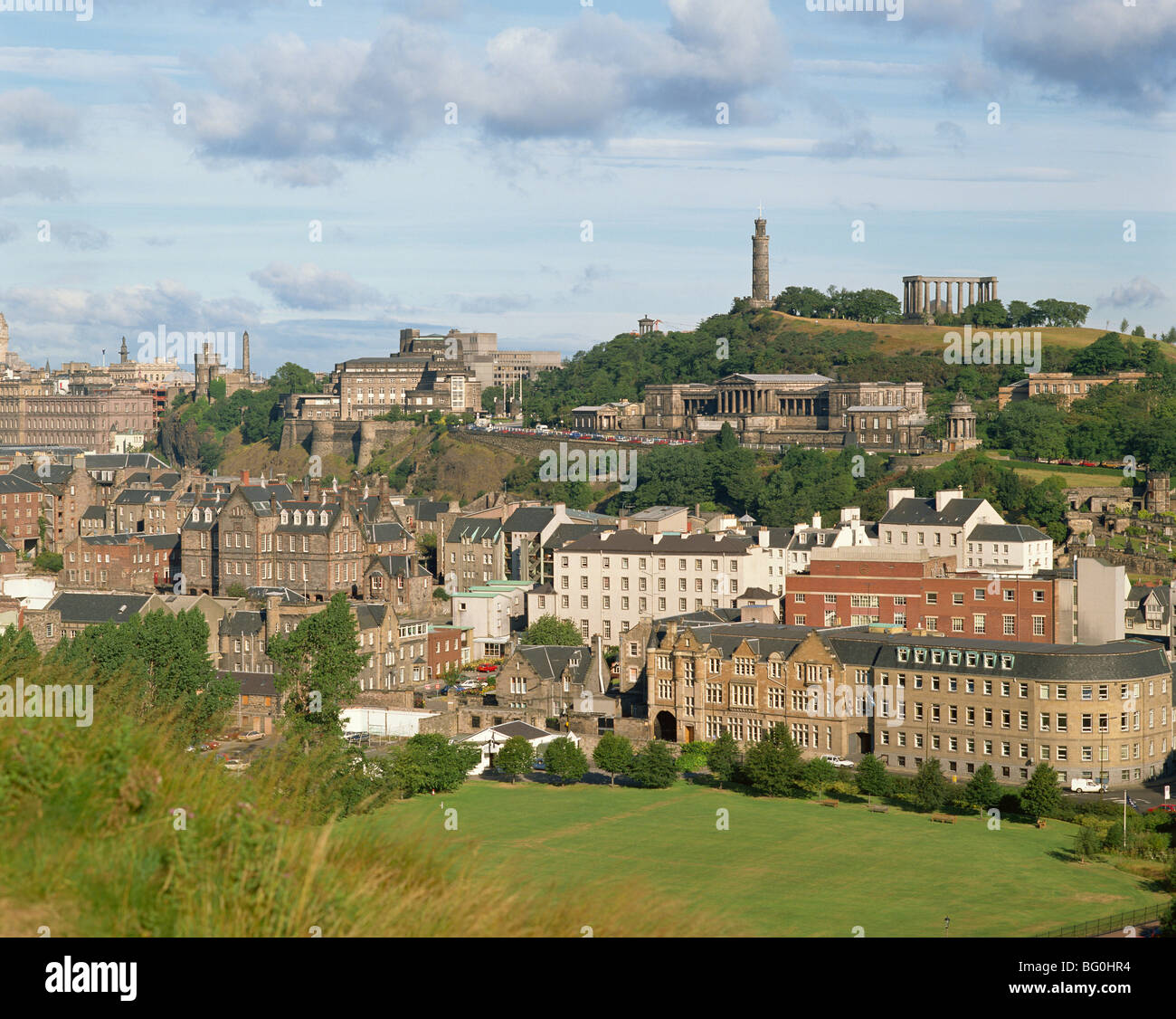 Calton Hill, Edinburgh, Scotland, United Kingdom, Europe Stock Photo
