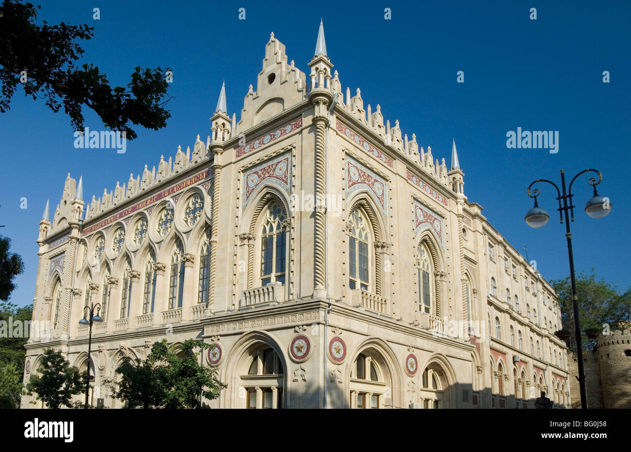 Ismailiya Palace (now Academy of Sciences), Baku, Azerbaijan, Central Asia, Asia Stock Photo