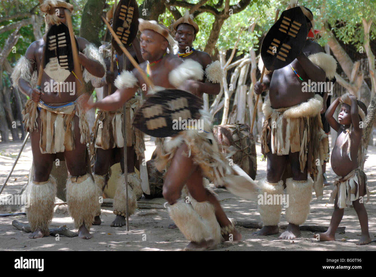 Zulu Tribal Dance Group Dumazula Cultural Village South