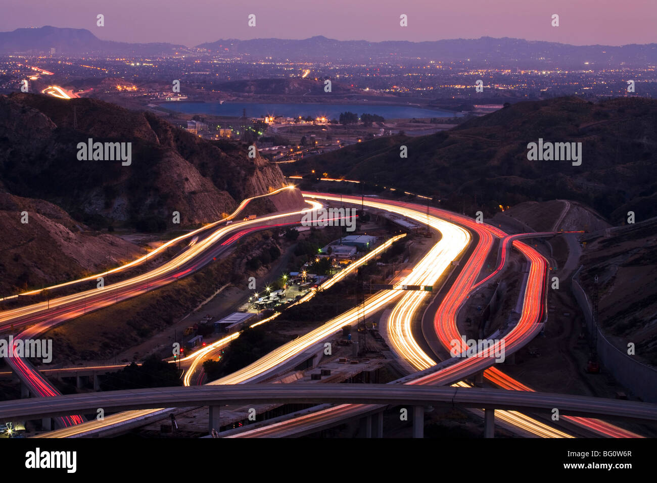 The Interchange Of The Freeways Santa Clarita California United States Of America The Interchange Of The Freeways Santa Clarita California United States Of America