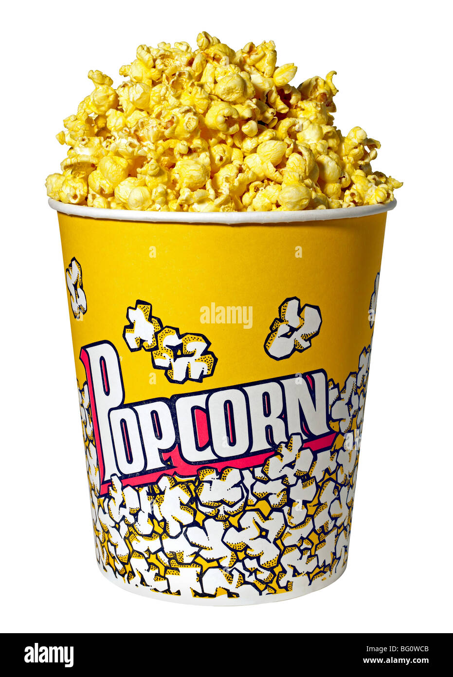 Bucket of Popcorn Stock Photo Alamy