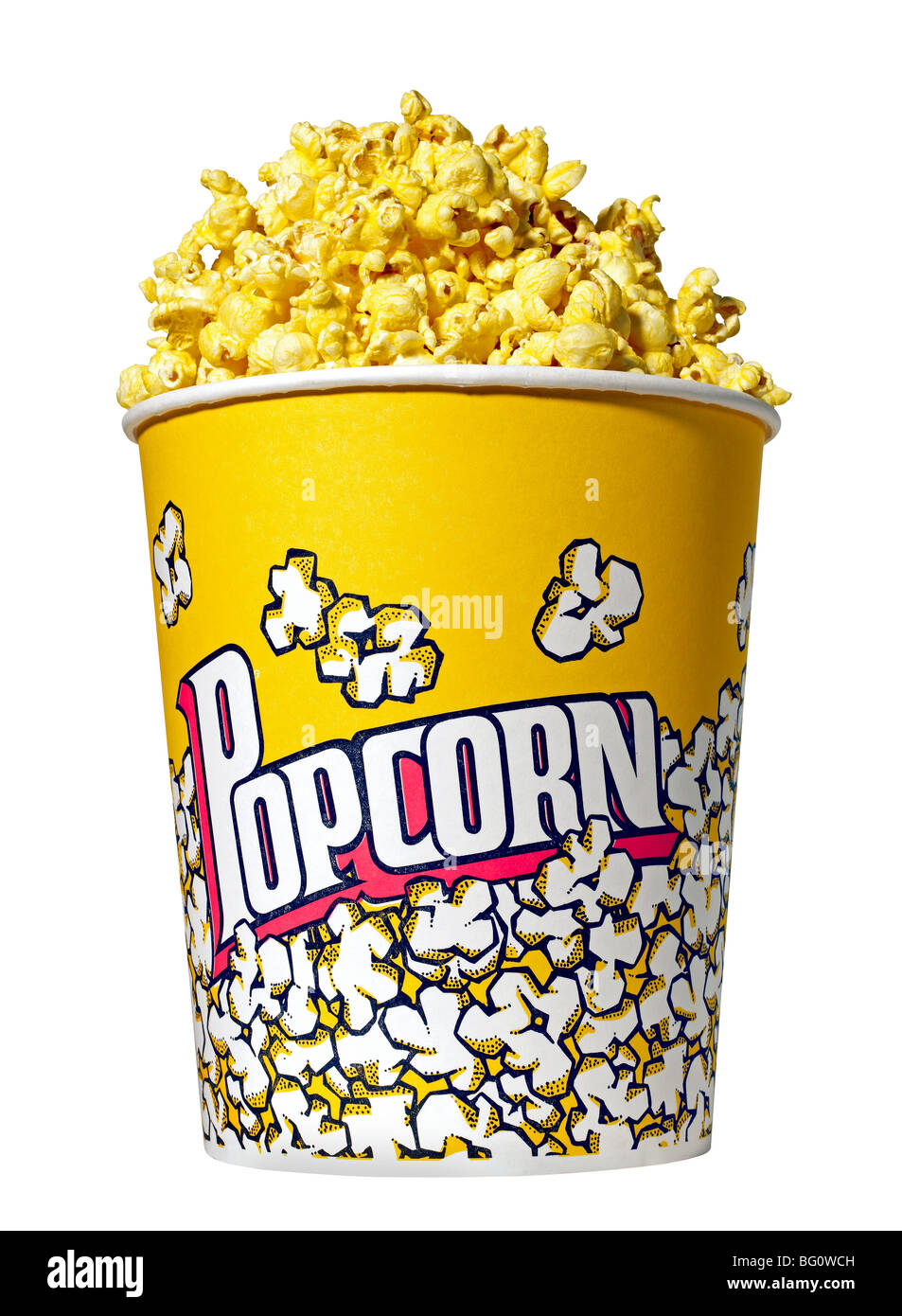 Bucket of Popcorn Stock Photo Alamy