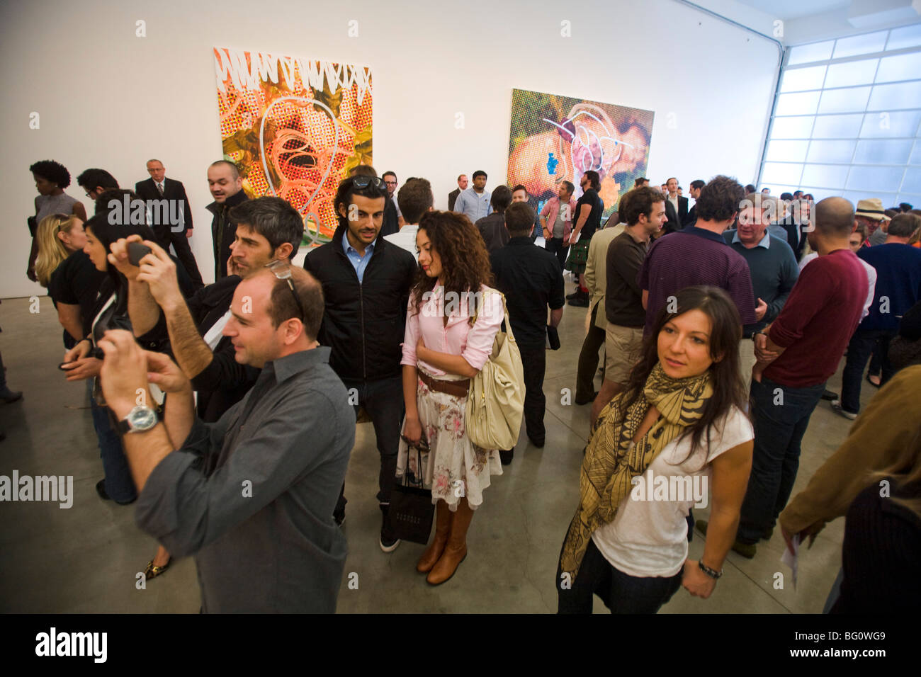 Opening Reception for Jeff Koons, New Paintings, Gagosian Gallery, Beverly  Hills, California, United States of America Stock Photo - Alamy