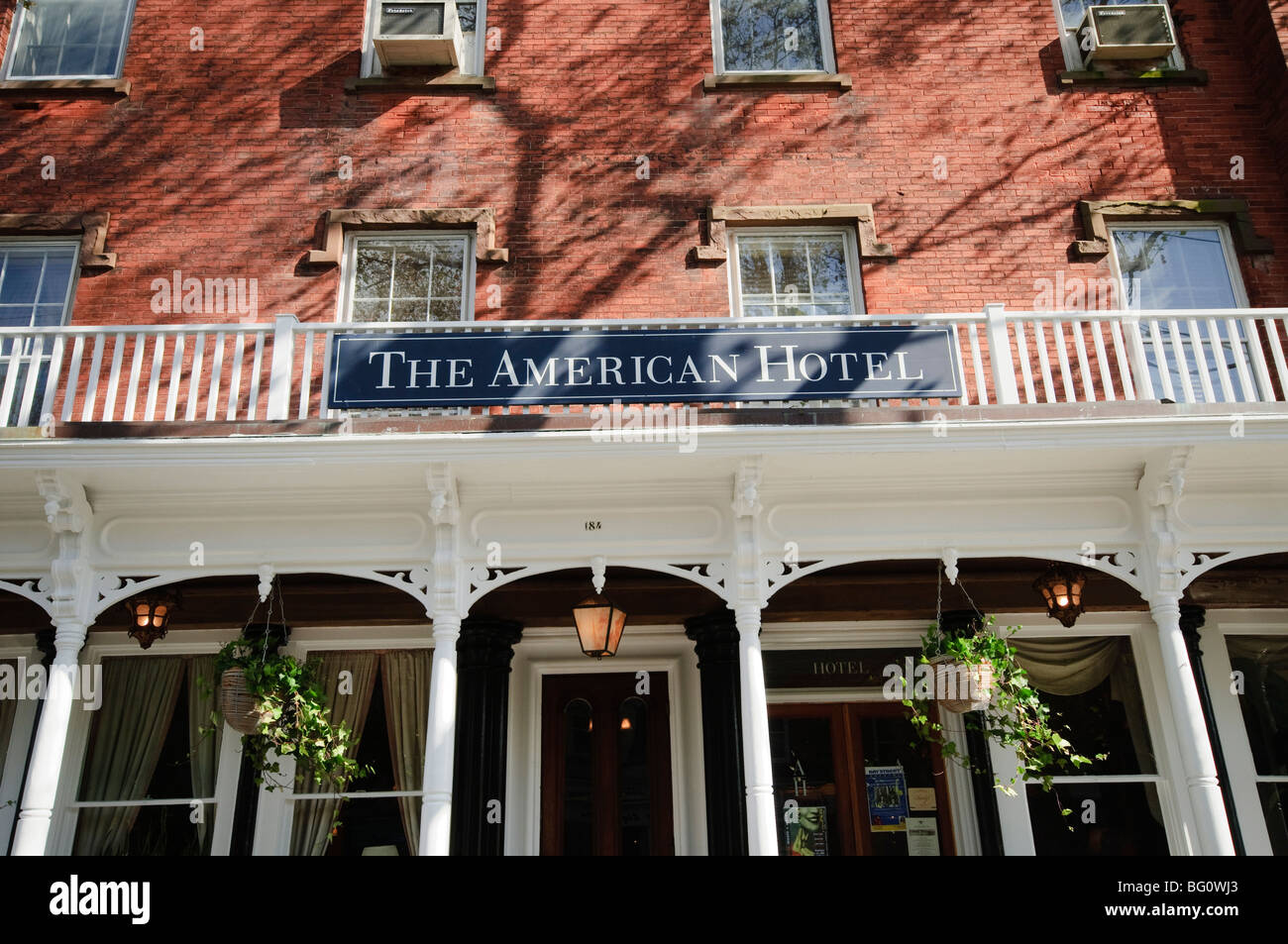 The famous American Hotel, Sag Harbor, The Hamptons, Long Island, New York State, United States of America, North America Stock Photo