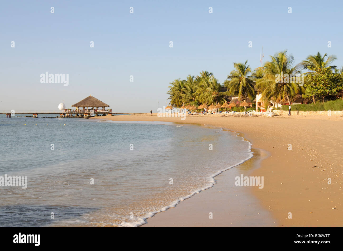 Beach at Saly, Senegal, West Africa, Africa Stock Photo