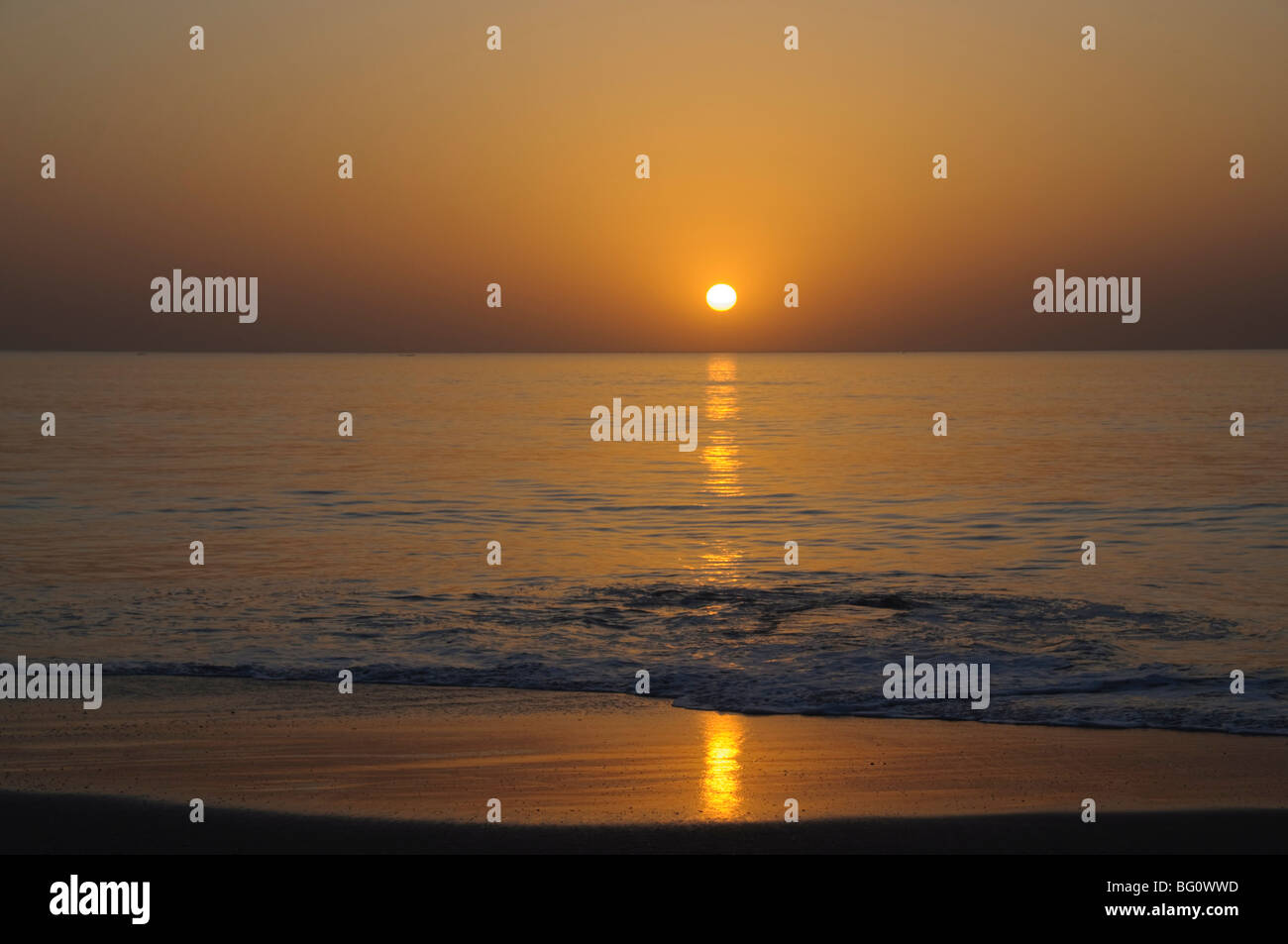 Sunset, Sine Saloum Delta, Senegal, West Africa, Africa Stock Photo