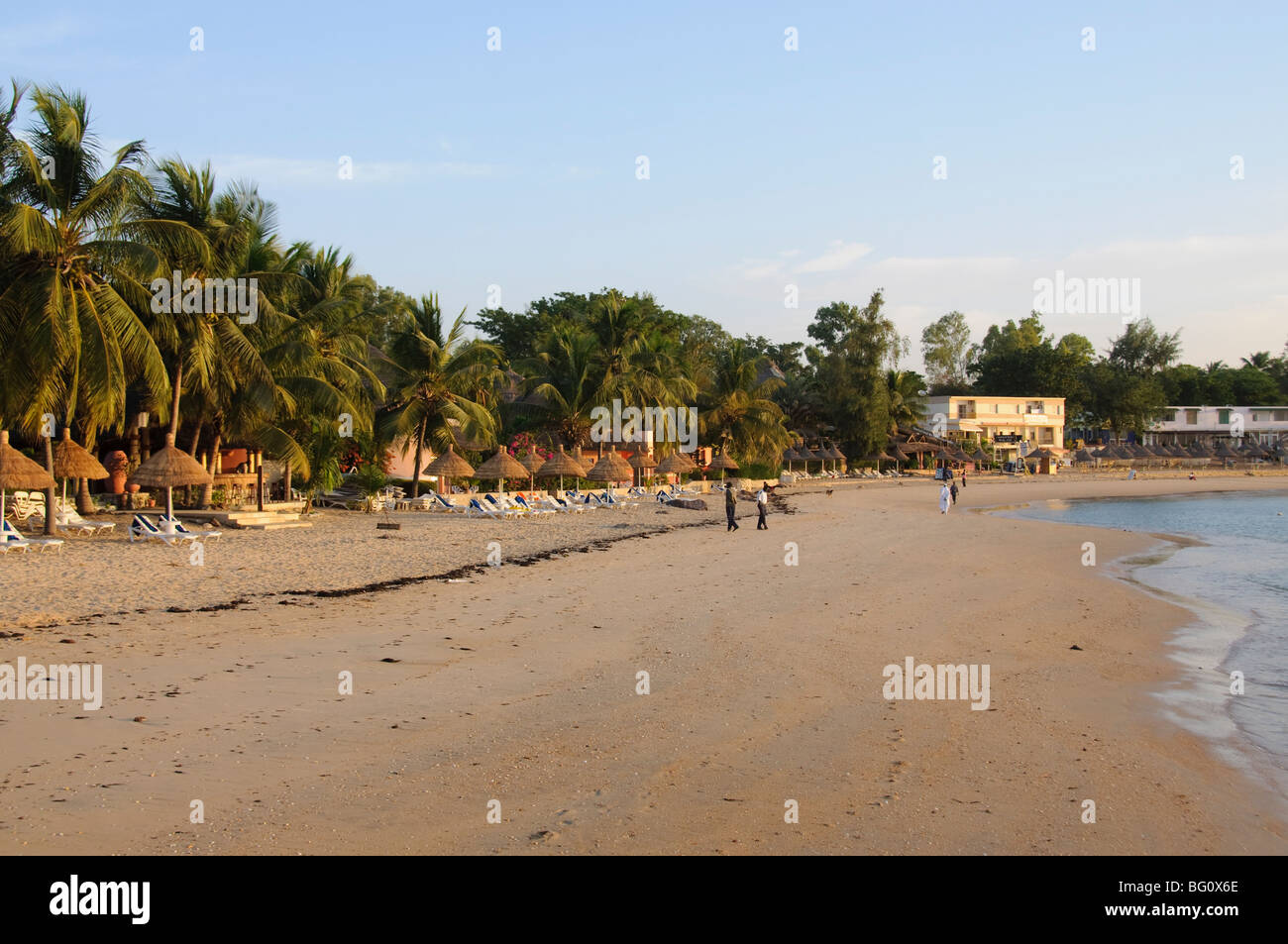 Beach at Saly, Senegal, West Africa, Africa Stock Photo