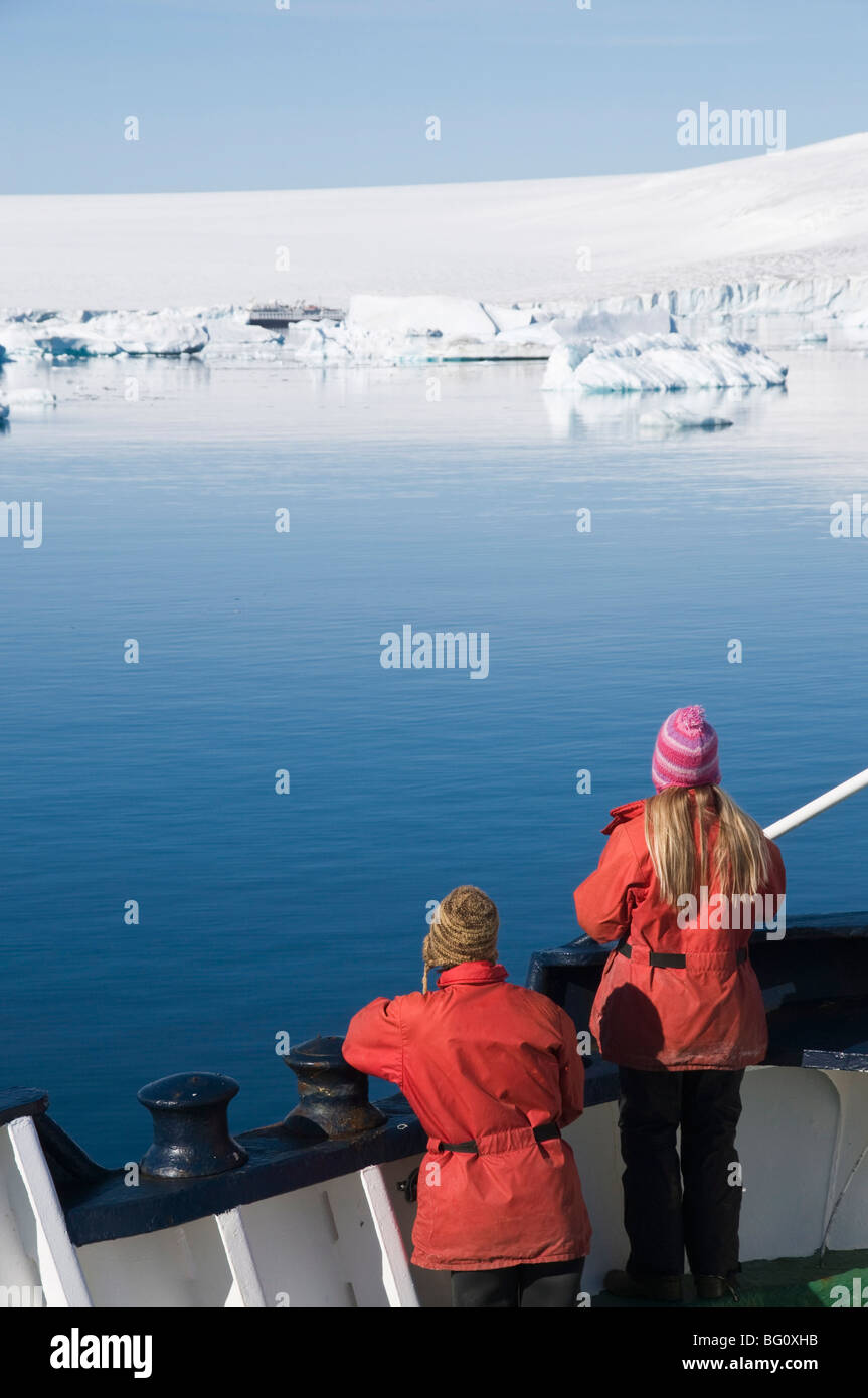 Brown Bluff, Antarctic Peninsula, Antarctica, Polar Regions Stock Photo