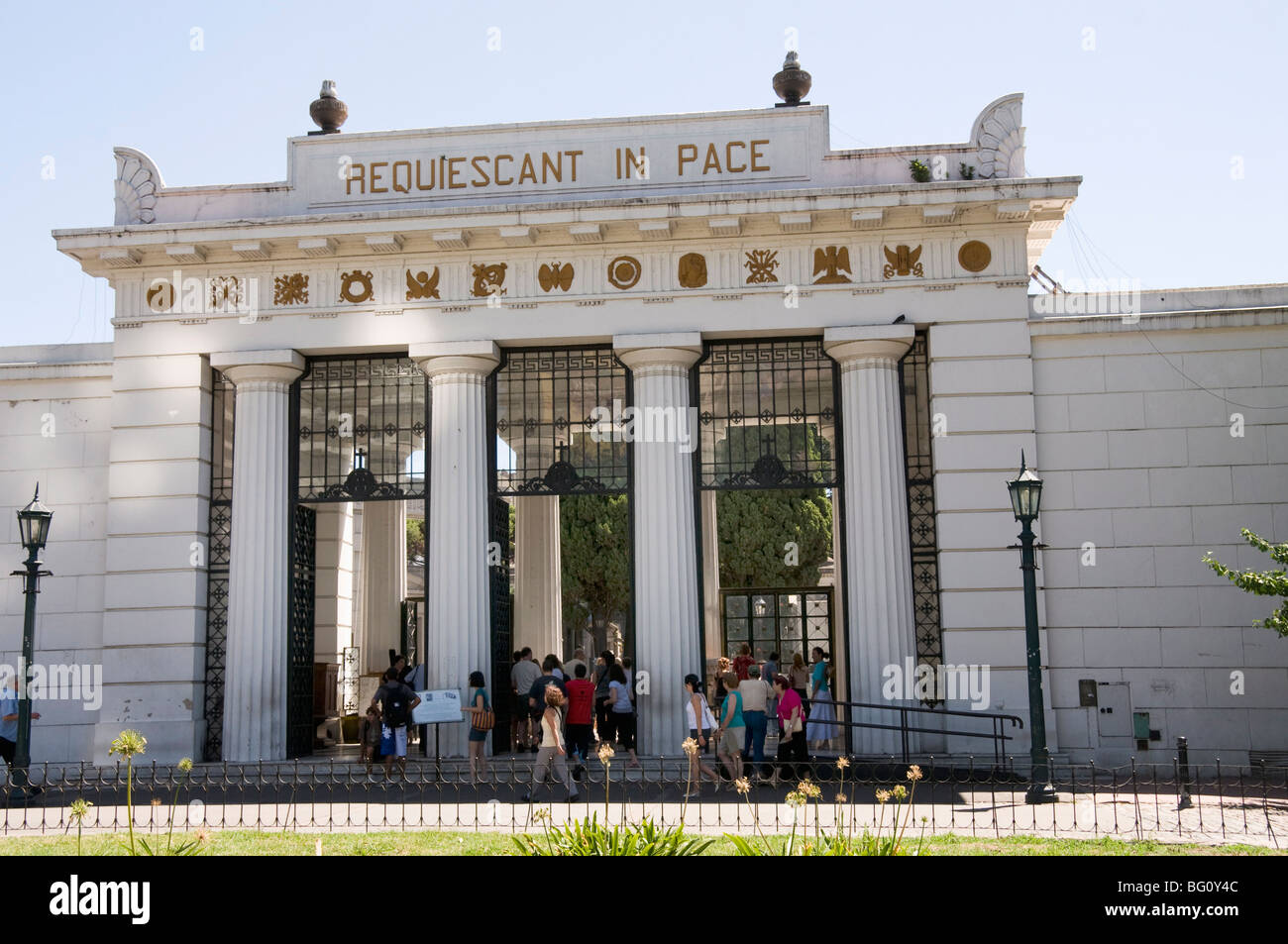 Cementerio de la Recoleta, Cemetery in Recoleta, Buenos Aires, Argentina, South America Stock Photo