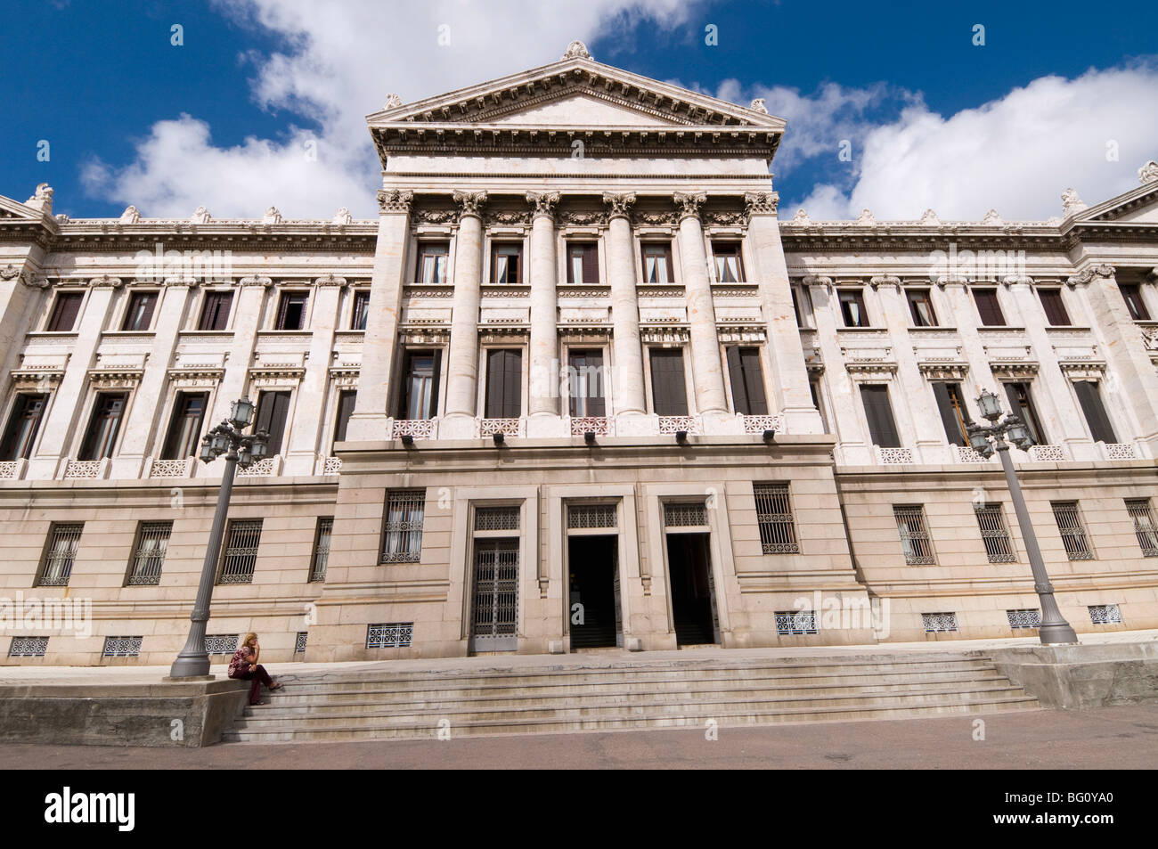 Palacio Legislativo, the main building of government, Montevideo, Uruguay, South America Stock Photo