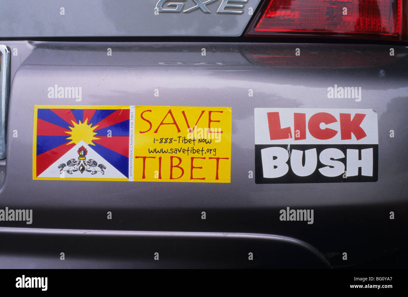 Bumper stickers bumper stickers hi-res stock photography and images - Alamy