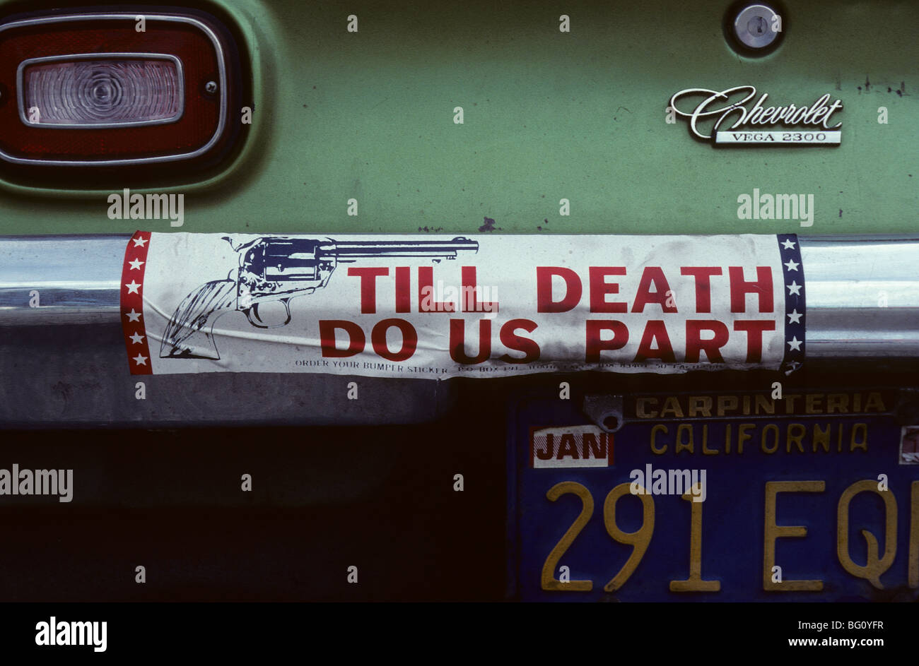 Bumper sticker, Gun control, right wing Stock Photo Alamy