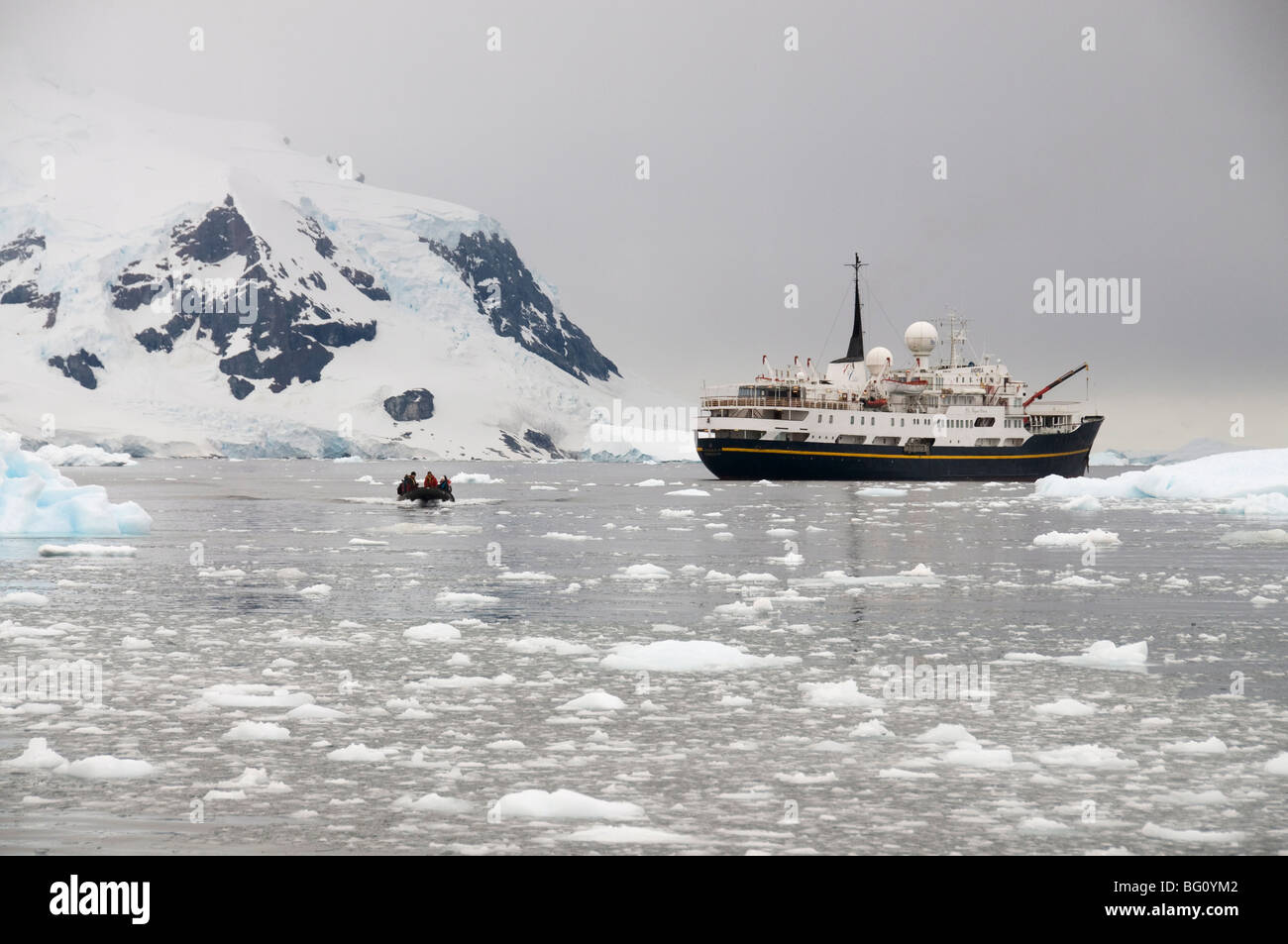 Neko Harbour, Antarctic Peninsula, Antarctica, Polar Regions Stock Photo