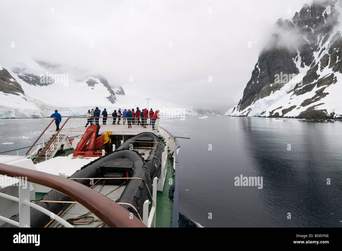 Lemair Channel, Antarctic Peninsula, Antarctica, Polar Regions Stock Photo