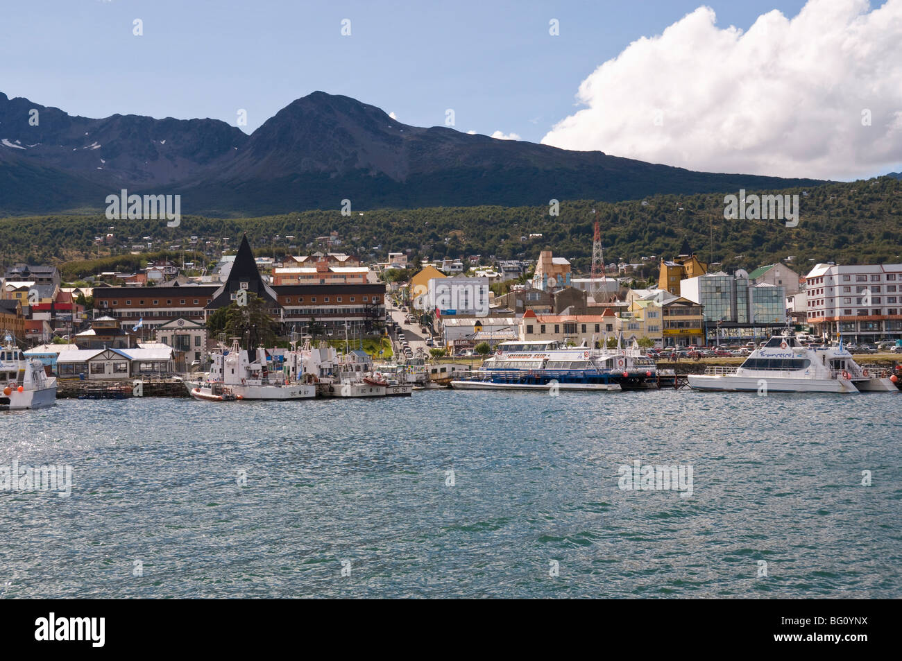 Southernmost city in the world, Ushuaia, Argentina, South America Stock Photo