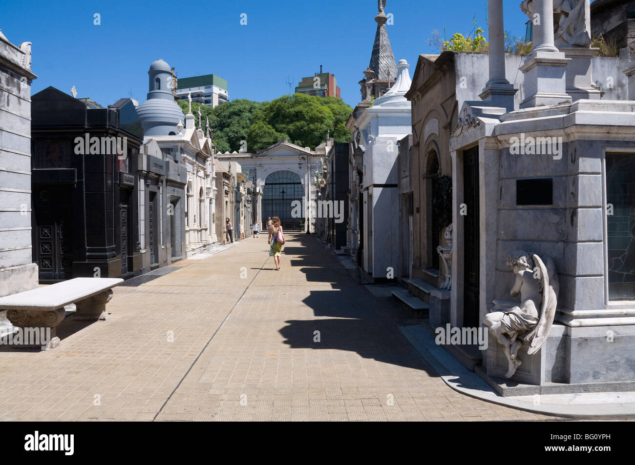 Cementerio de la Recoleta, Cemetery in Recoleta, Buenos Aires, Argentina, South America Stock Photo
