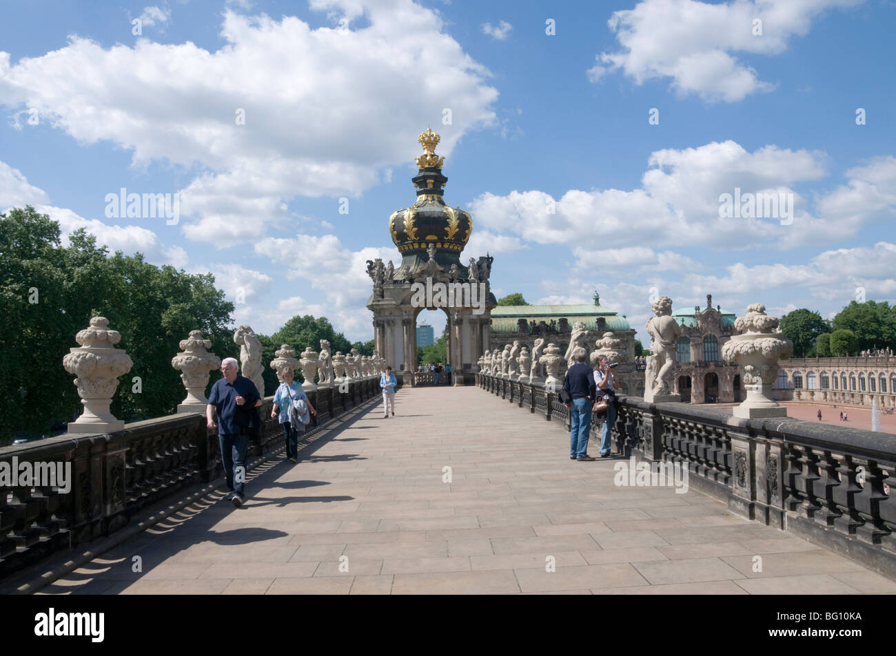 Zwinger, Dresden, Saxony, Germany, Europe Stock Photo