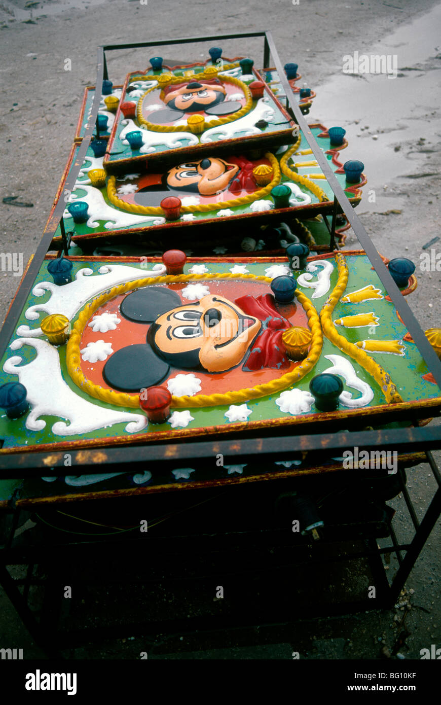 Mouse Carnival Ride Mickey Mouse is an important part of a carnival ride that is being ...
