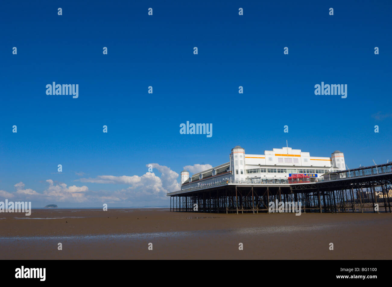 Grand Pier, Weston-super-Mare, Somerset, England, United Kingdom, Europe Stock Photo