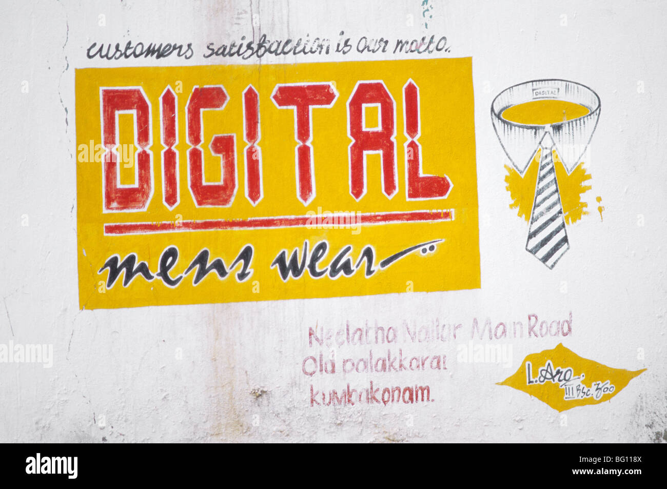 A Sign Advertising A Mens Clothing Store In Kumbakonam In The South popular-mens-haircuts-for-a-stylish-look