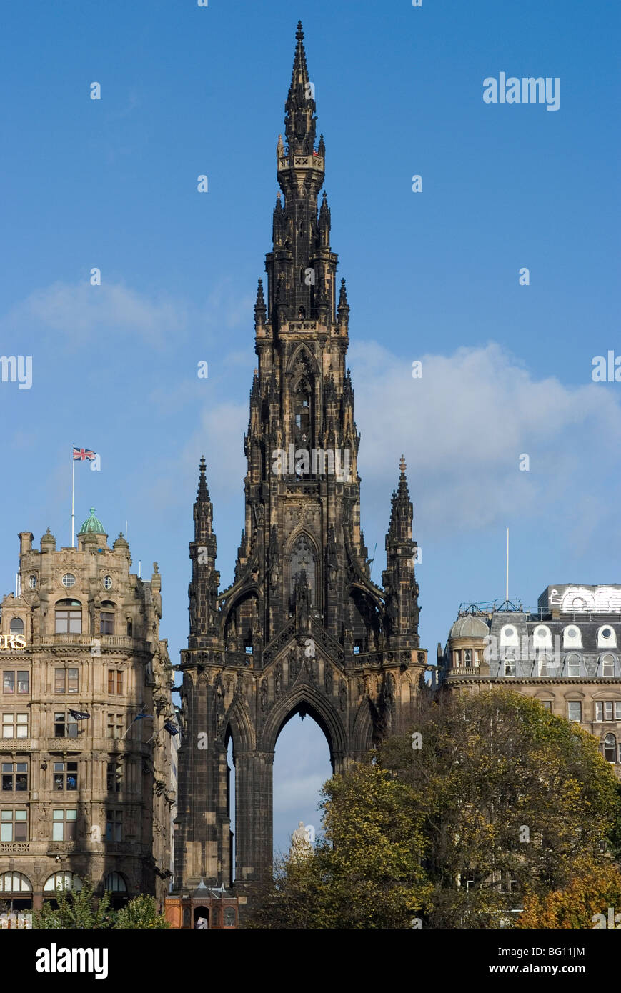 Walter Scott Memorial, Edinburgh, Scotland, United Kingdom, Europe