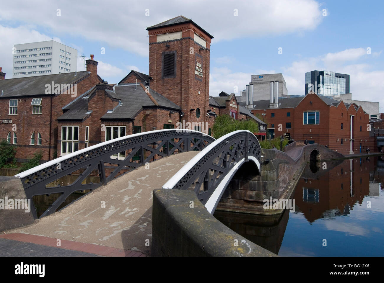 Canal near the Sea Life Centre, Birmingham, England, United Kingdom, Europe Stock Photo