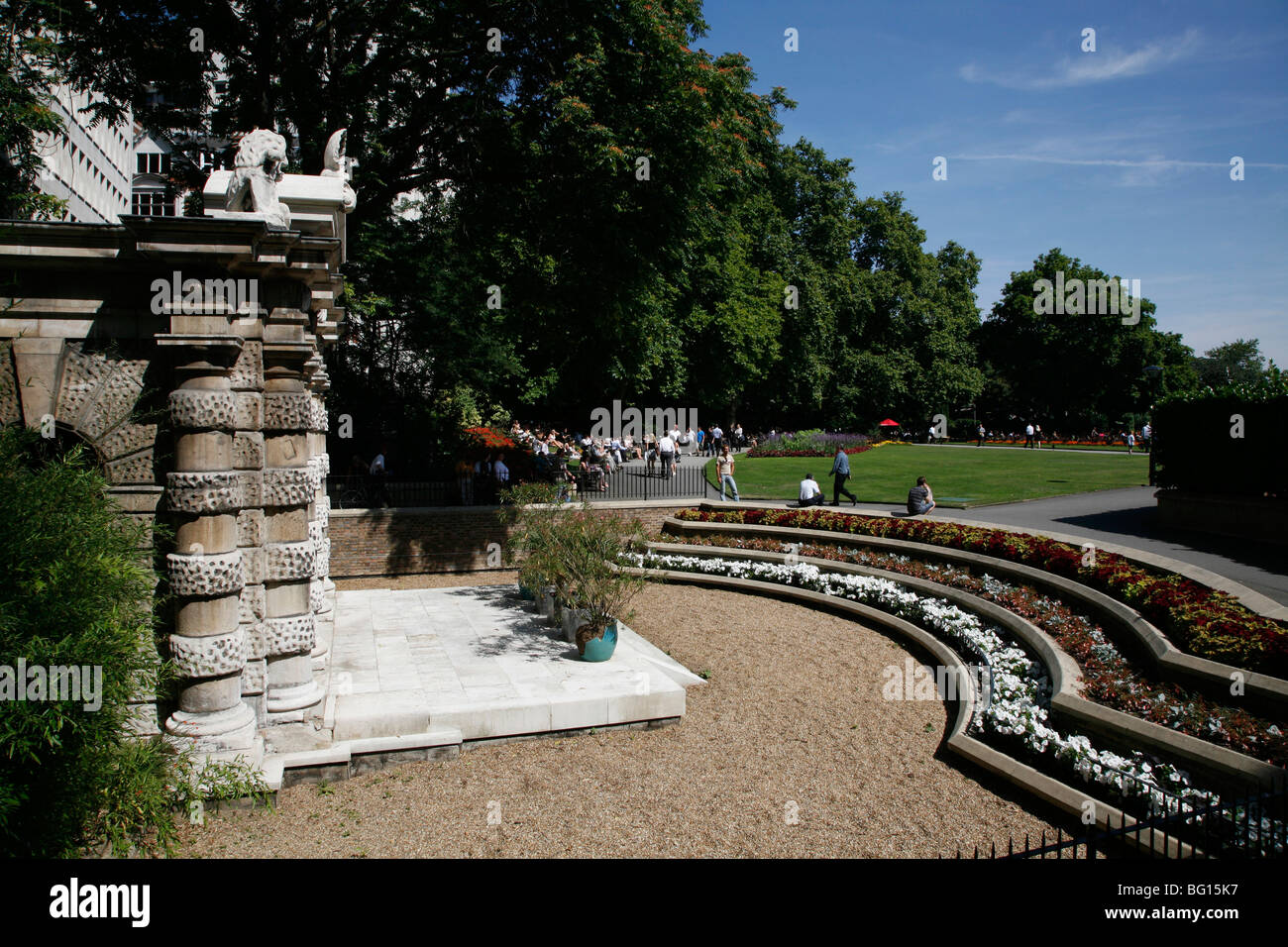 York Watergate in Victoria Embankment Gardens, Charing Cross, London