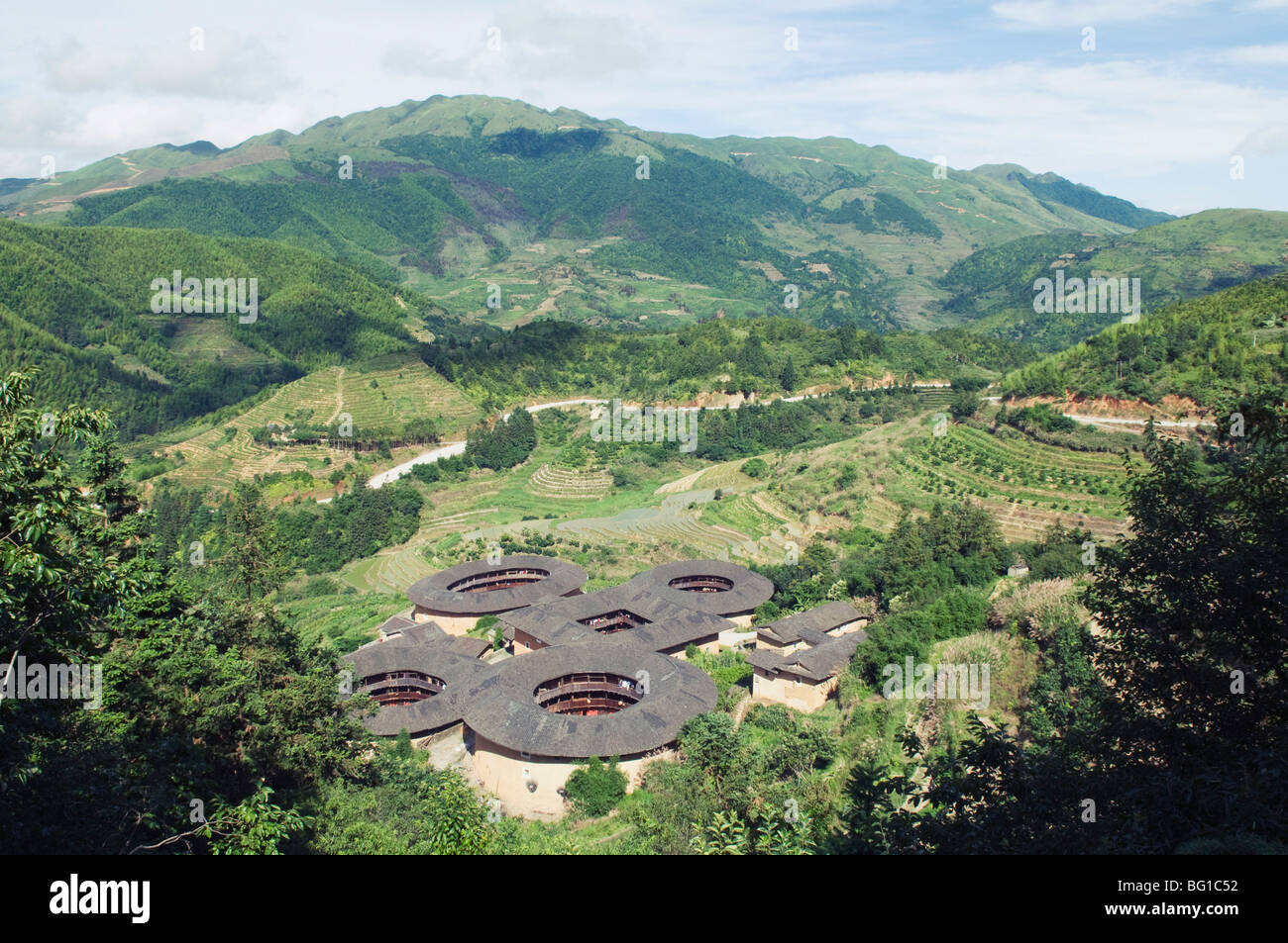 Round earth house (tulou) of the Hakka people, Yongding