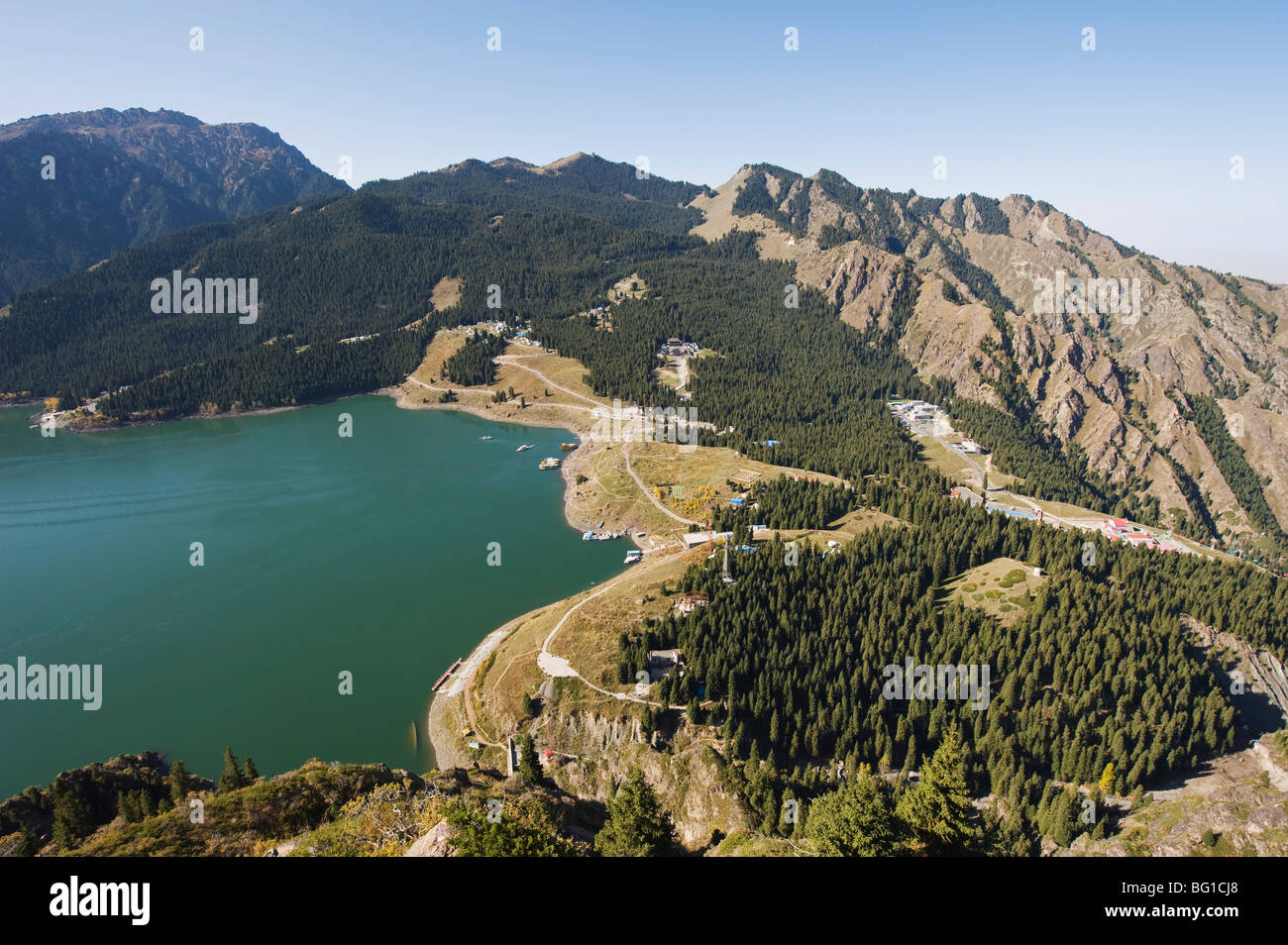 Tian Chi (Heaven Lake), Xinjiang Province, China, Asia Stock Photo