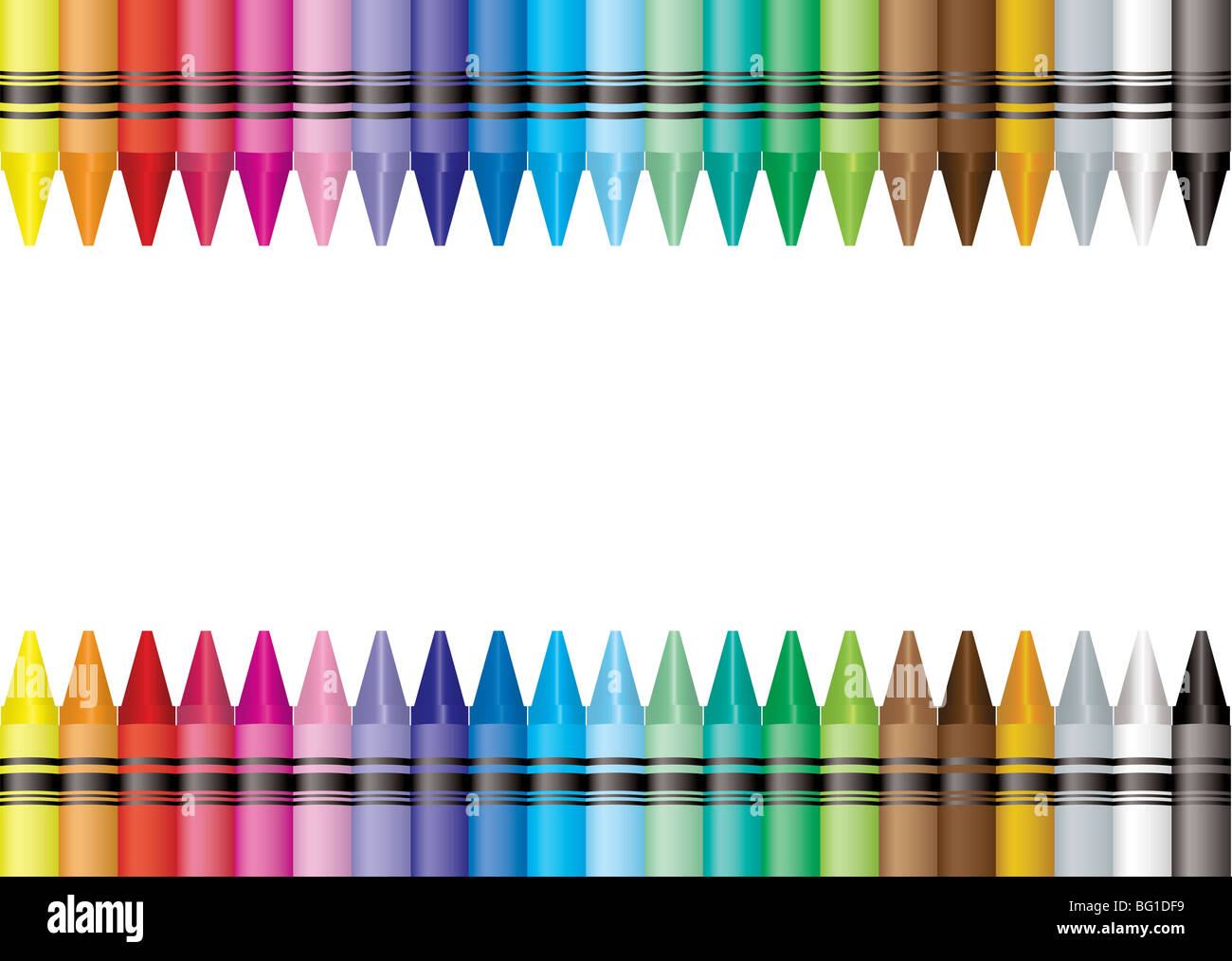 Crayon border hi-res stock photography and images - Alamy, image size:1300x1014