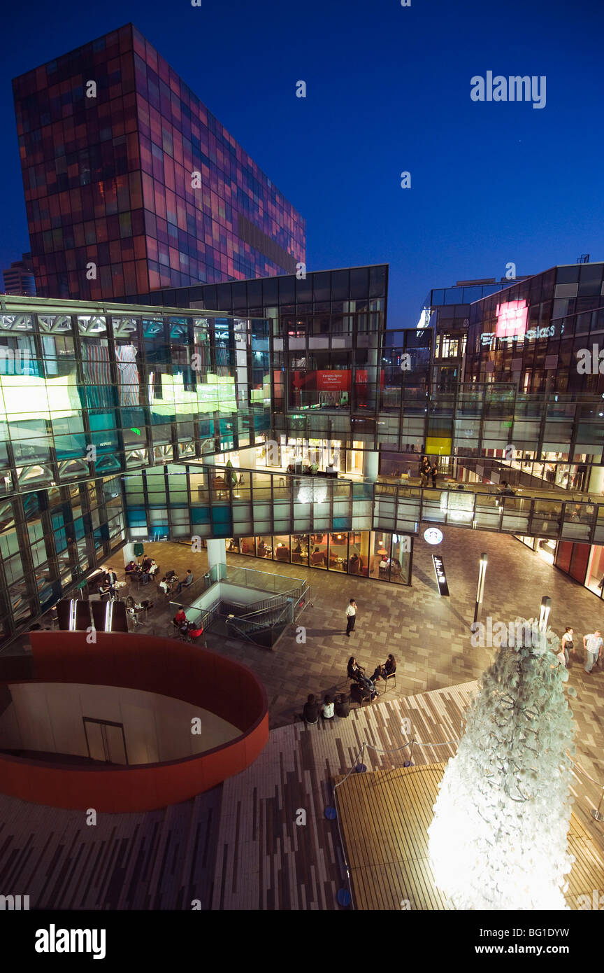 The Village designer shopping complex at night in Sanlitun, Beijing, China, Asia Stock Photo