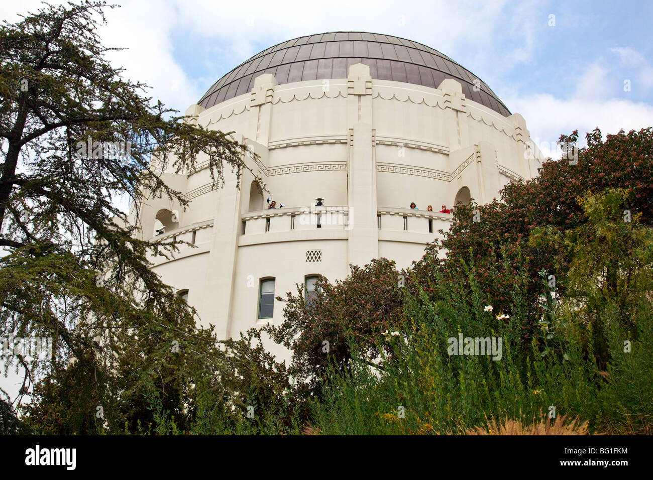 Griffith astrological Observatory in Los Angeles California Stock Photo
