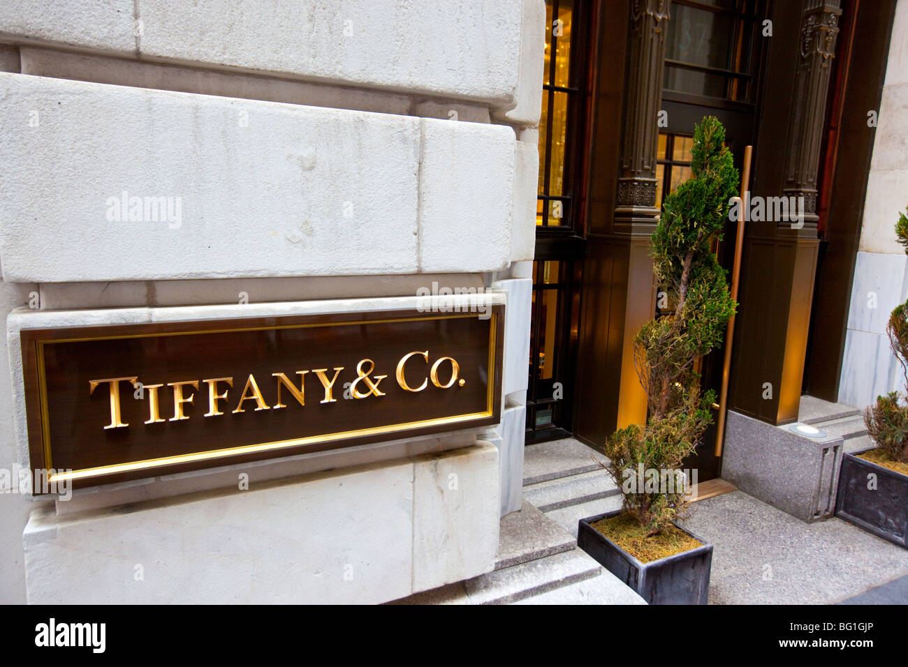 Tiffany & Co in Downtown Manhattan, New York City Stock Photo - Alamy