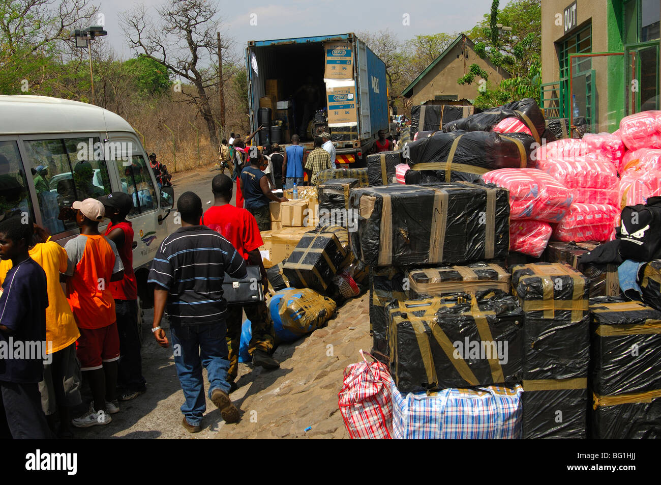 Customs clearance at the Victoria Falls International Border Post