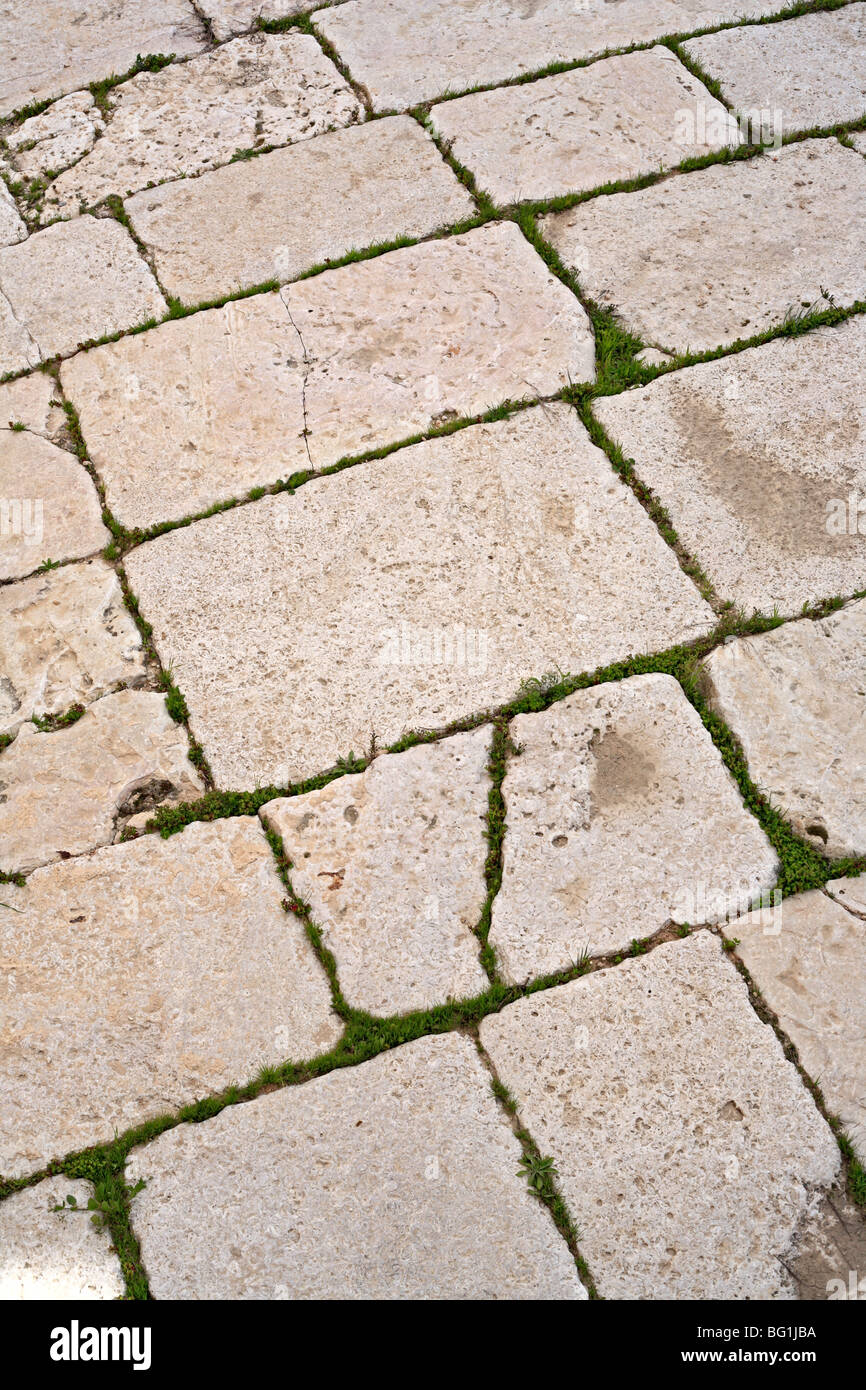 Roman pavement, Madaba, Jordan Stock Photo