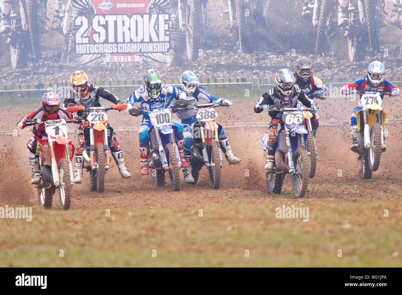 Motocross event near Salisbury Stock Photo Alamy