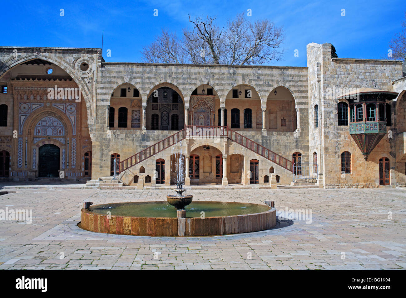 Beiteddine palace, Beit ed-Dine, Chouf, Lebanon Stock Photo