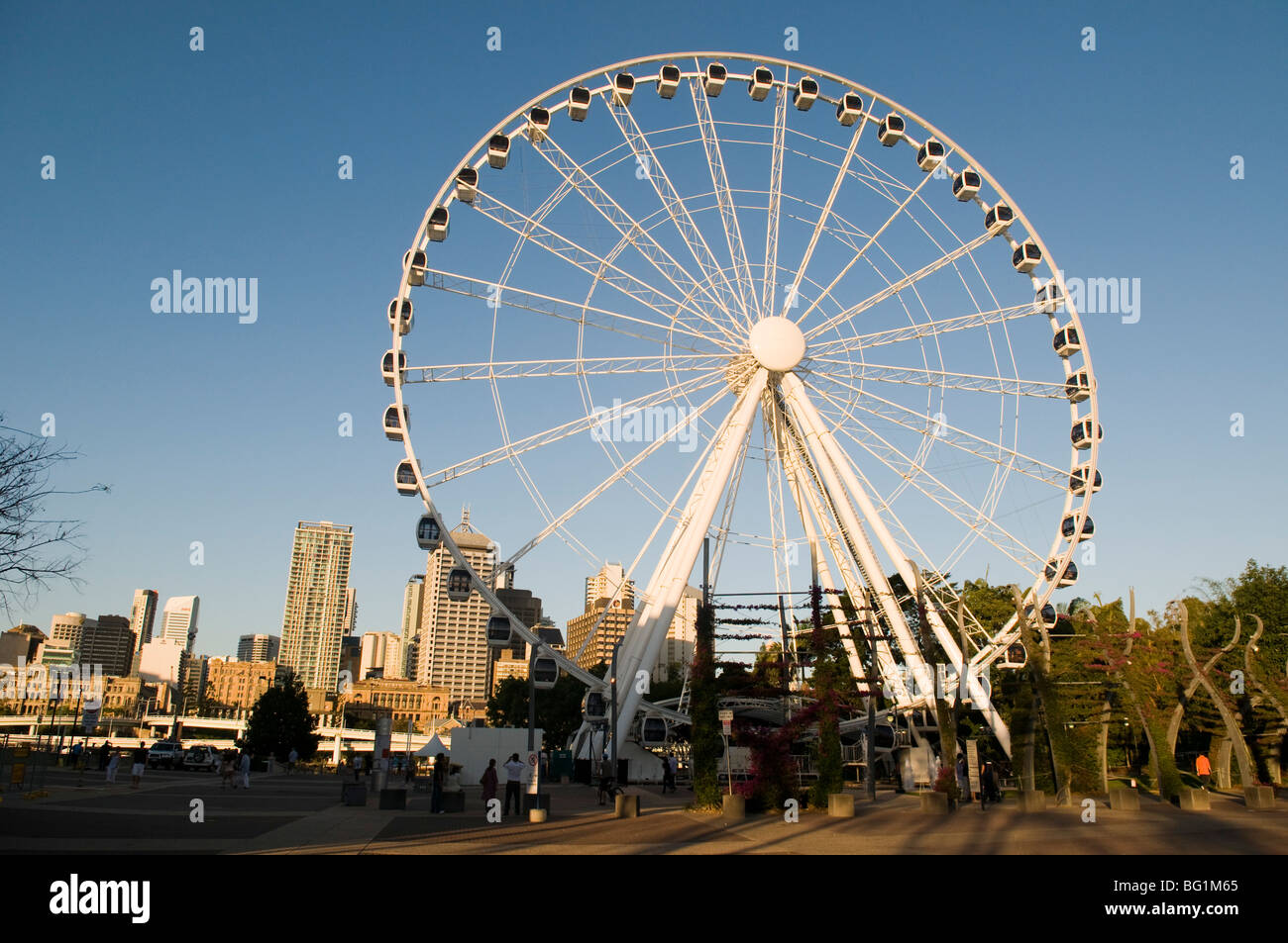The Wheel of Brisbane, Southbank, Brisbane, Queensland, Australia Stock