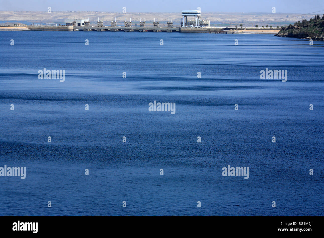 Euphrates river, Syria Stock Photo