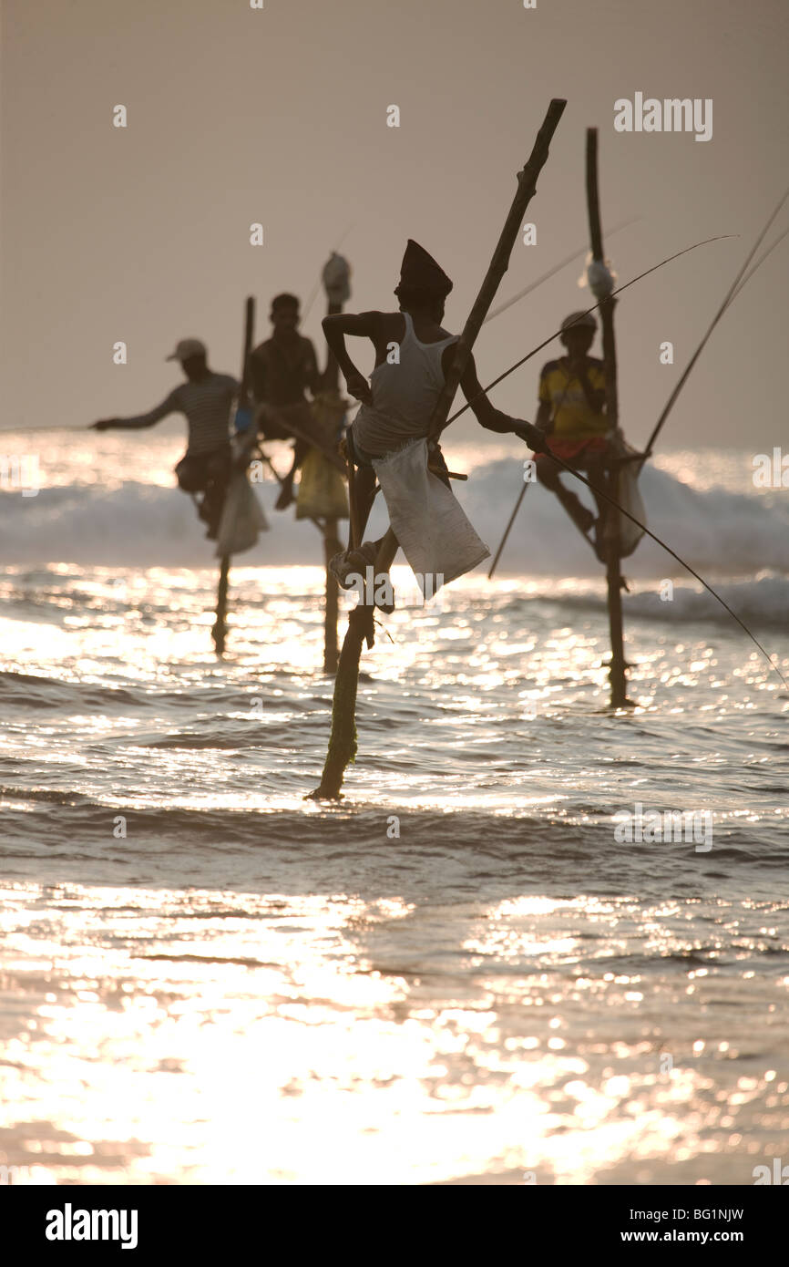 Stilt fishing in sri lanka hi-res stock photography and images - Alamy