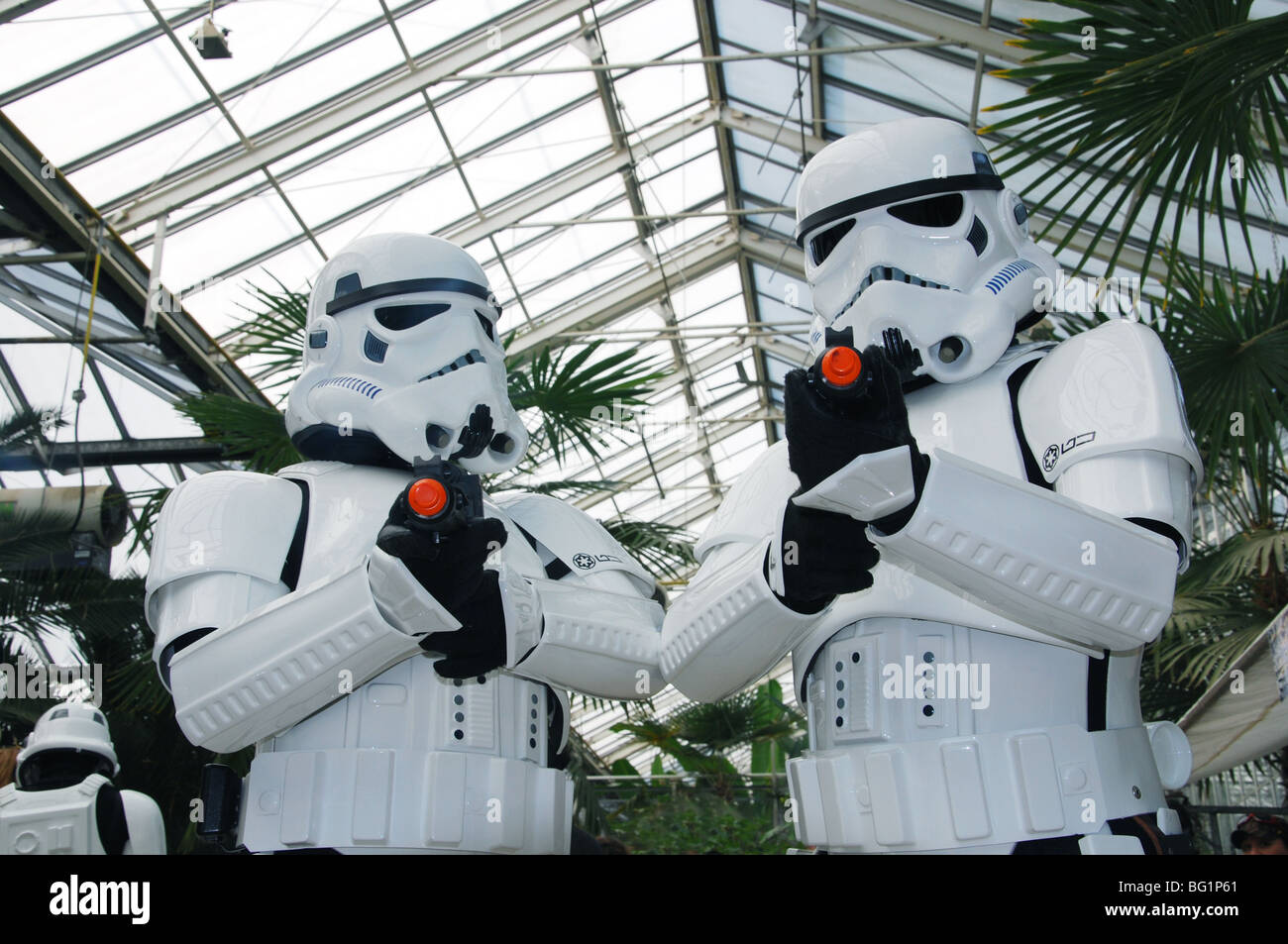 Star Wars characters at 2009 Fantasy Fair Arcen Netherlands Europe Stock Photo