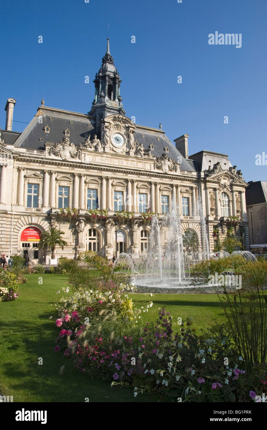 The Town Hall in the City of Tours, Indre et Loire, Loire Valley