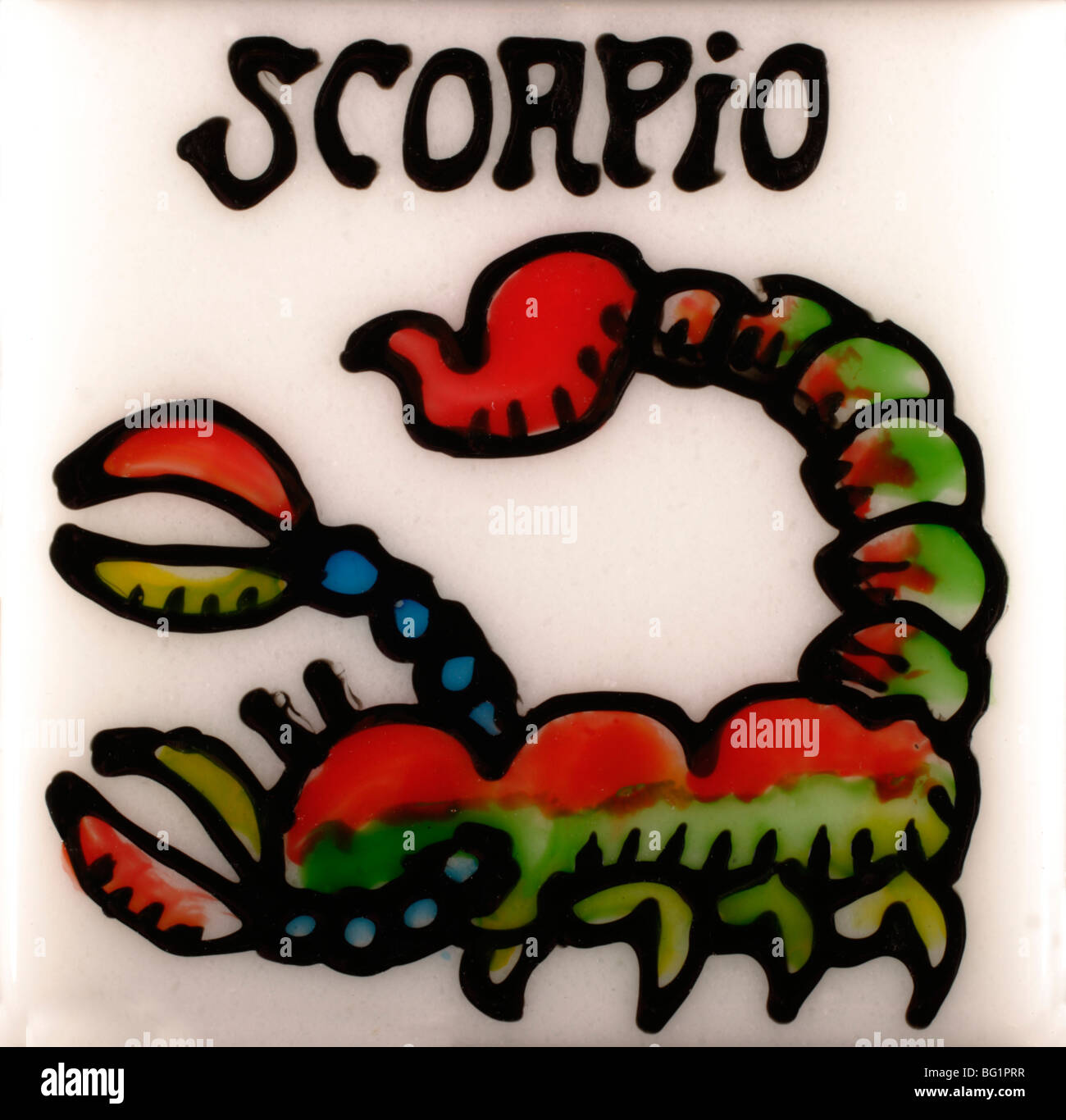 Horoscope,Scorpio zodiac sign (24.10.-22.11.) Stock Photo