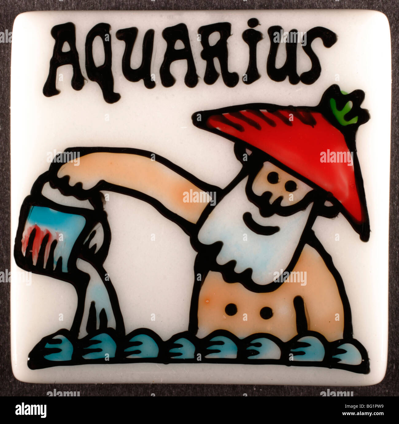 Horoscope,Aquarius zodiac sign (21.01.-19.02.) Stock Photo