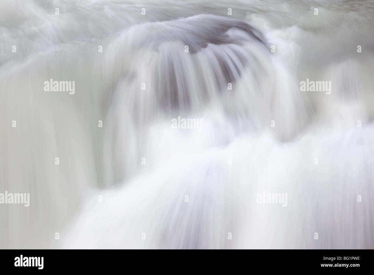 Sunwapta Falls in Alberta's jasper national park Stock Photo