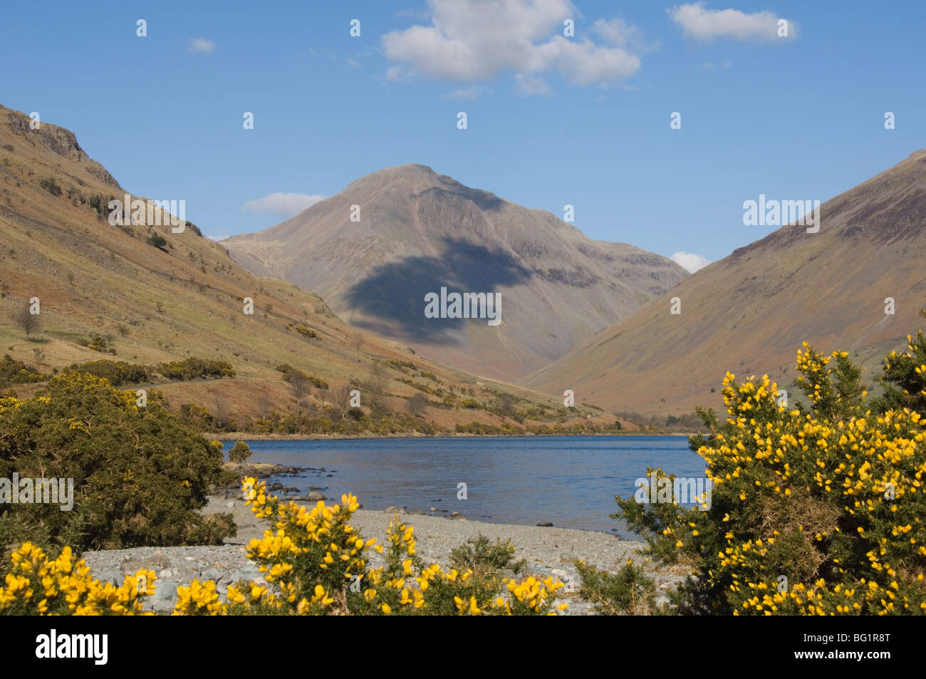 Great Gable, Wasdale Valley, Lake District National Park, Cumbria, England, United Kingdom, Europe Stock Photo